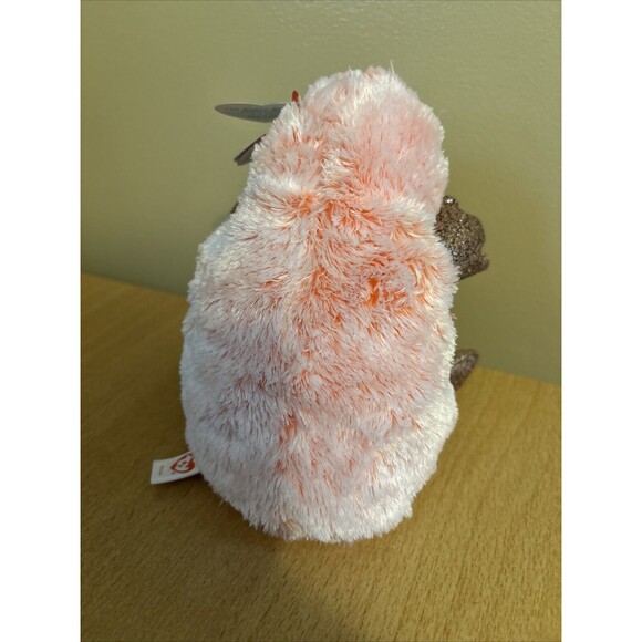 Ty Silk Beanie Boos Pink Silver Glitter Platypus 8” Plush Stuffed Animal Toy NWT - Picture 5 of 9